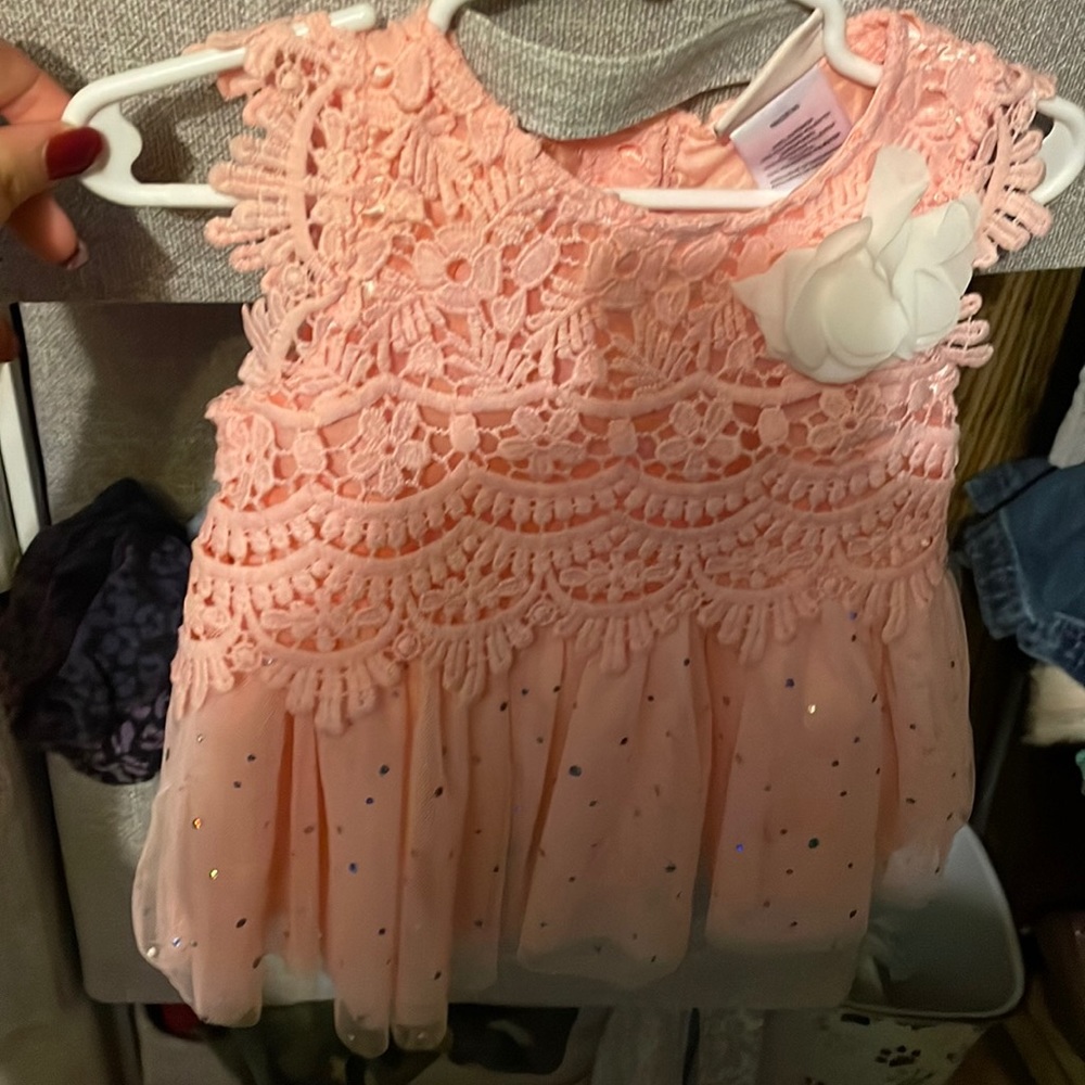 Pink dress, princes shirt and pants 18 months